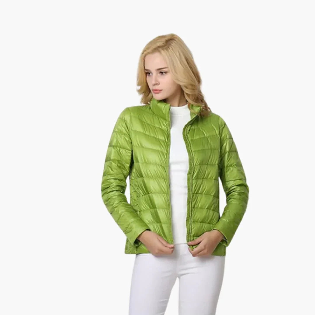 Lightweight Women's Down Jacket for Versatile Weather Protection