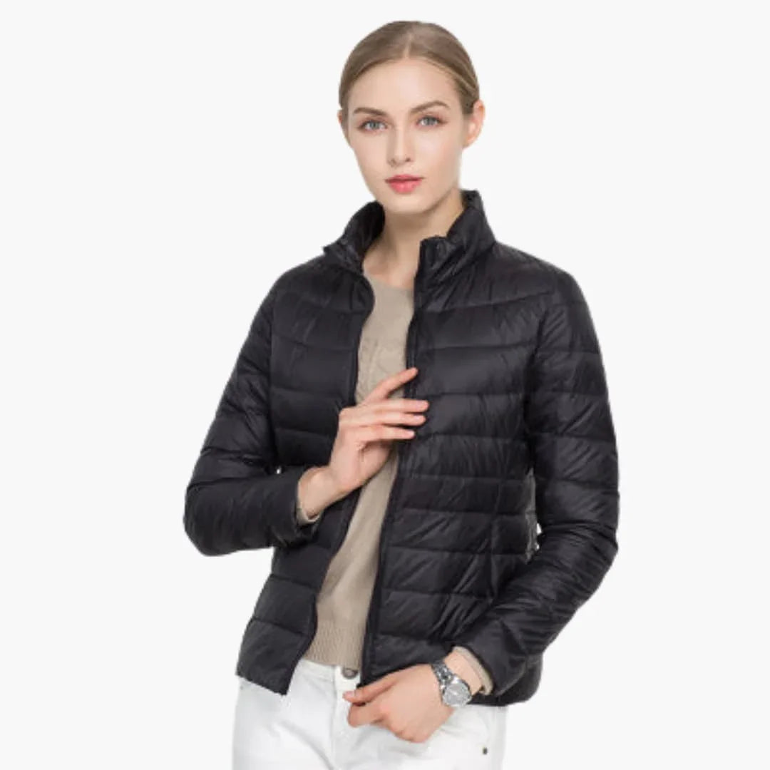 Lightweight Women's Down Jacket for Versatile Weather Protection