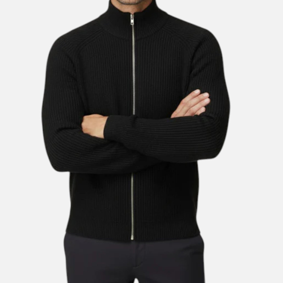 Refined Merino Wool Men’s Zip Cardigan SnugBubs Australia