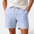 Men's Timeless Striped Summer Shorts for Effortless Style