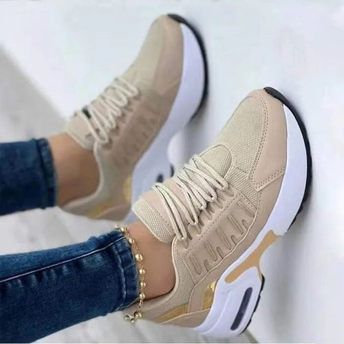 Air Cushion Orthopedic Sneakers for Women with Shock Absorption and Non-Slip Sole