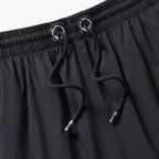 Men's Lightweight Summer Shorts with Adjustable Drawstring Waist and Secure Zipper Pockets