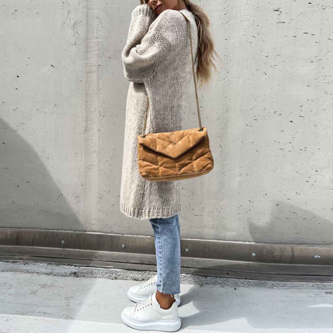 Relaxed Fit Soft Knit Cardigan for Women