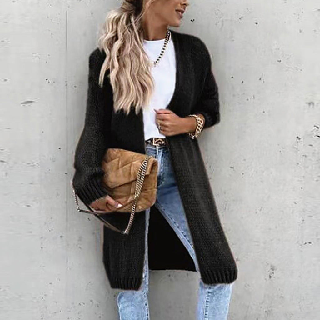 Relaxed Fit Soft Knit Cardigan for Women