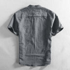 Smart Striped Button Up Shirt for Everyday Wear