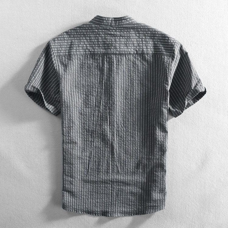 Smart Striped Button Up Shirt for Everyday Wear