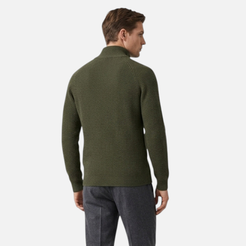 Refined Merino Wool Men’s Zip Cardigan SnugBubs Australia