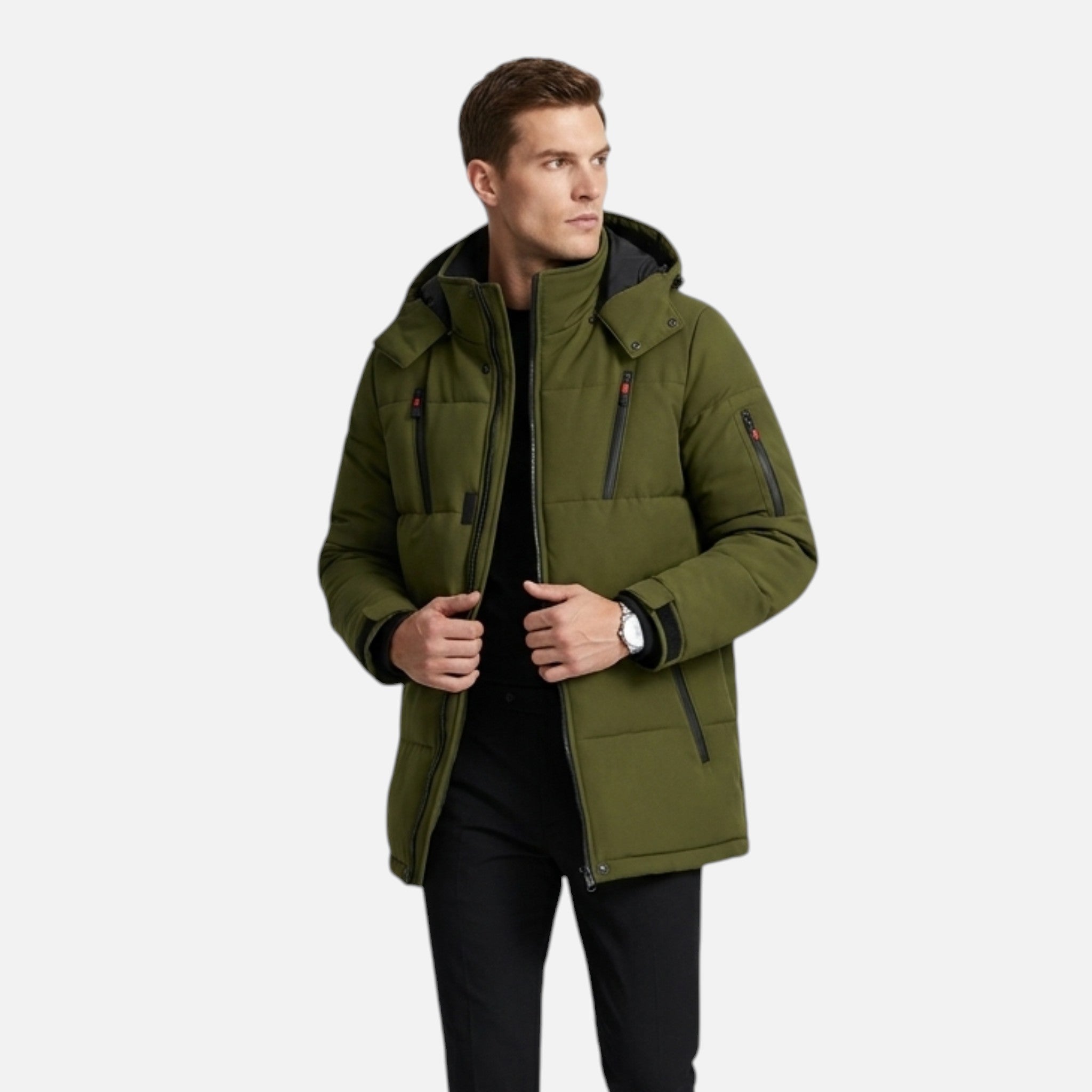 Alpine Heritage Men’s Hooded Puffer Coat SnugBubs Australia