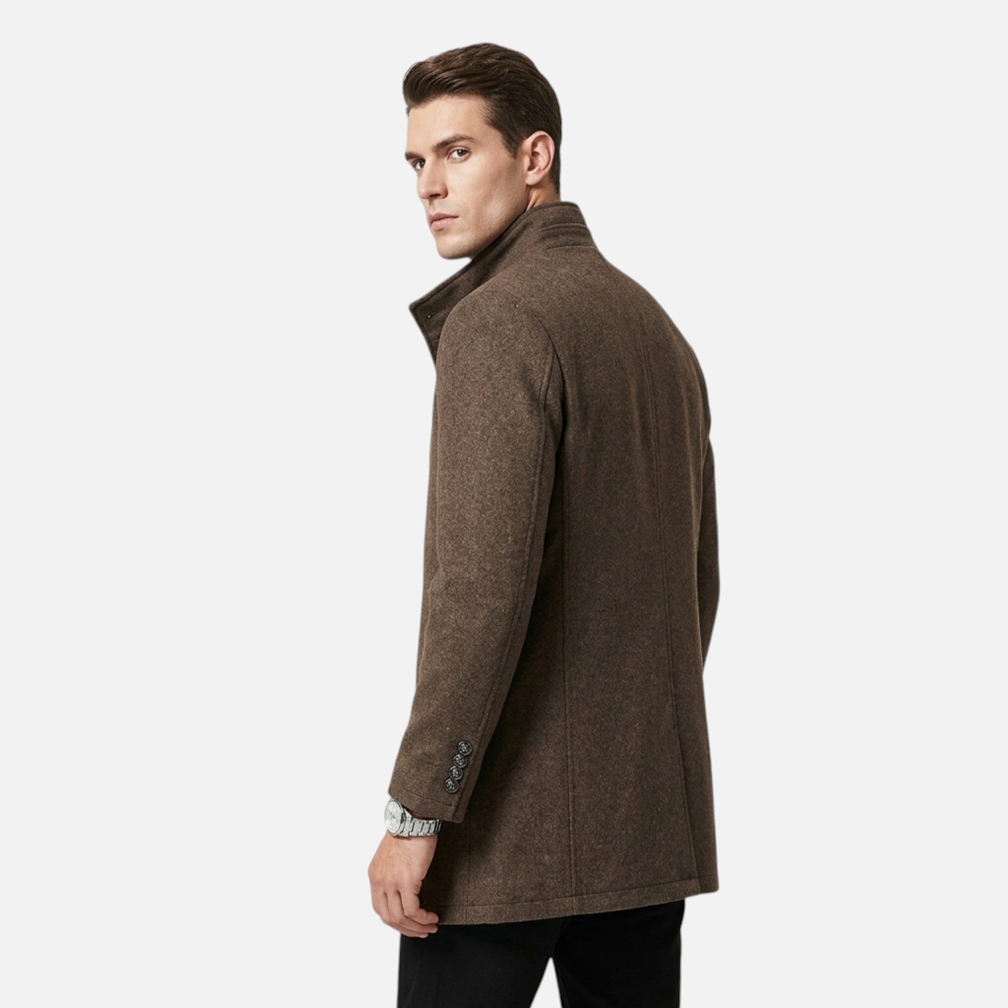 Heritage Wool-Blend Men’s Classic Overcoat SnugBubs Australia