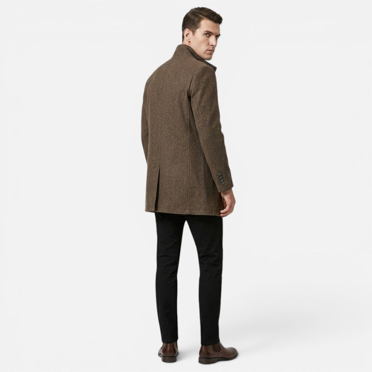 Heritage Wool-Blend Men’s Classic Overcoat SnugBubs Australia