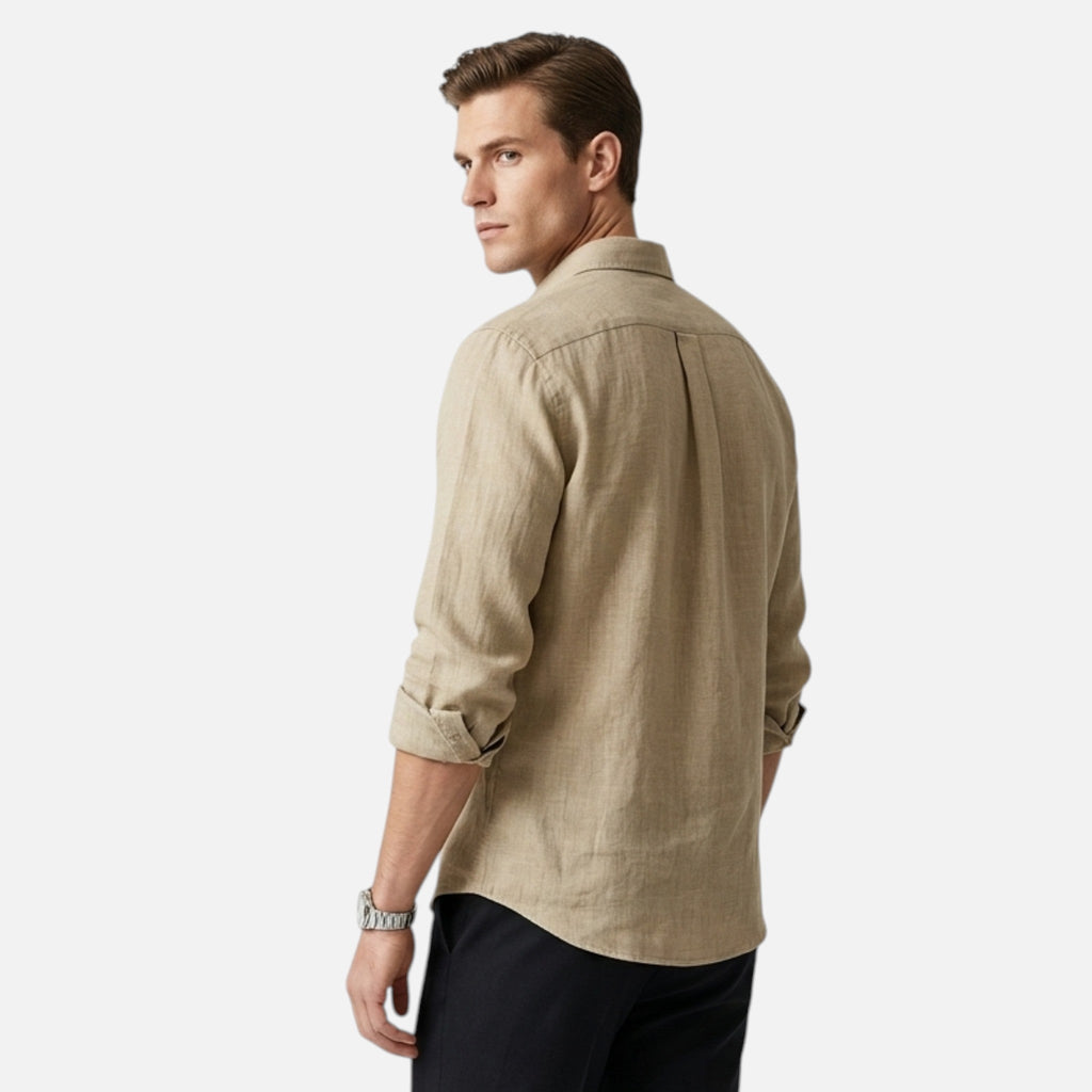 Heritage Cotton Men’s Long Sleeve Shirt SnugBubs Australia