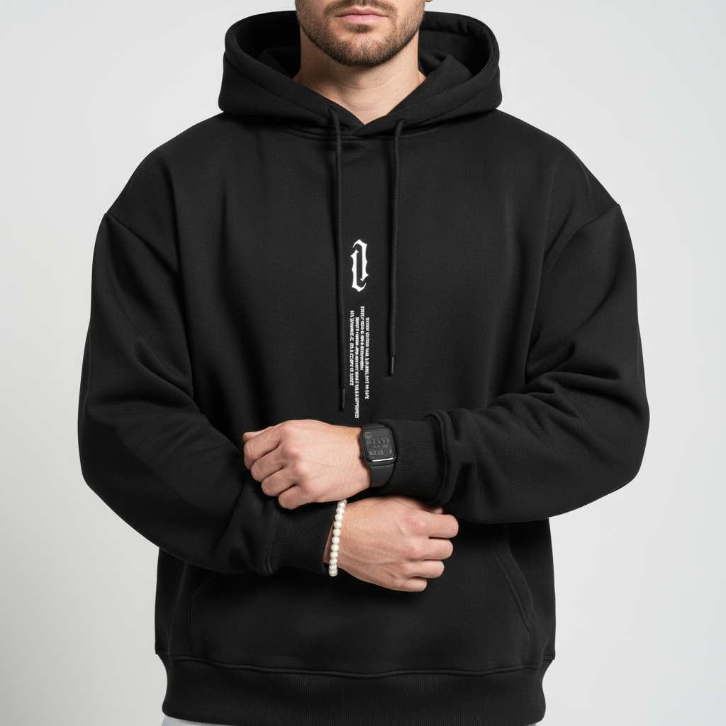 Men's Minimalist Hoodie for All-Day Comfort