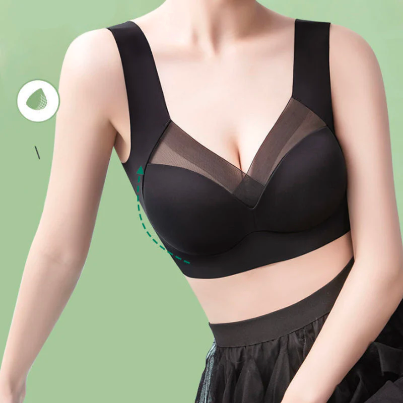Comfortable Women's Bra with Wide Straps and Strong Support for Daily Wear