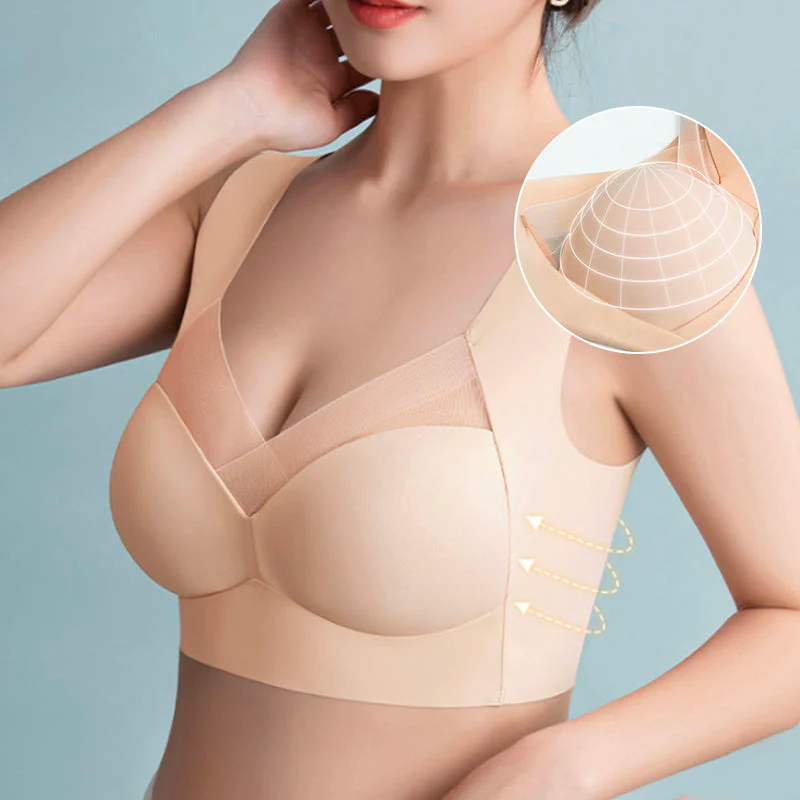 Comfortable Women's Bra with Wide Straps and Strong Support for Daily Wear