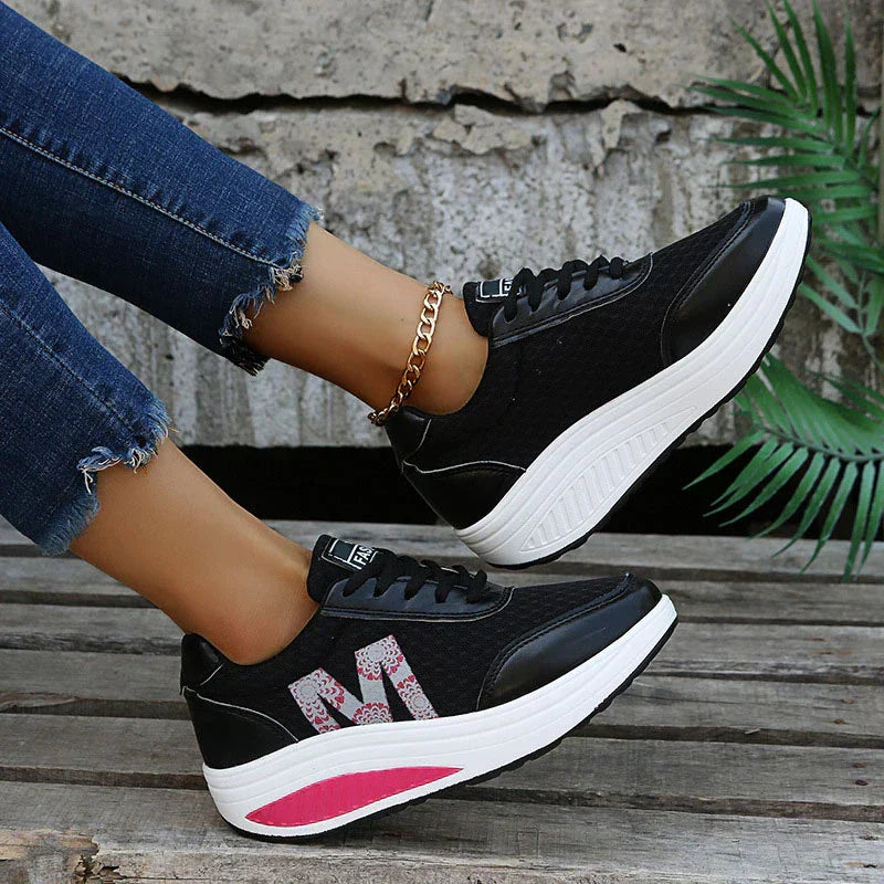 Orthopedic Walking Sneakers for Women with Corrective Support and Comfort