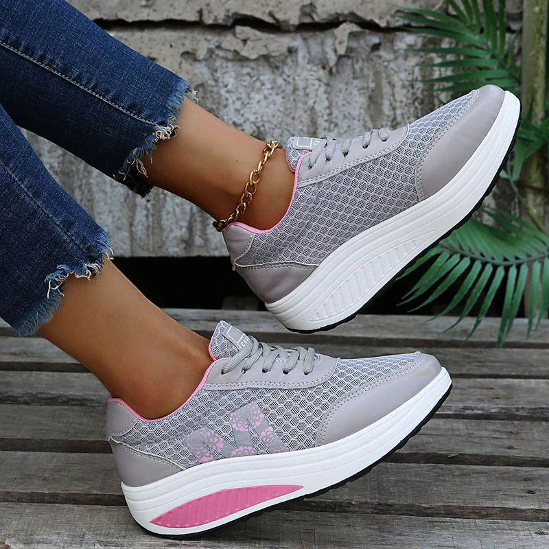 Orthopedic Walking Sneakers for Women with Corrective Support and Comfort