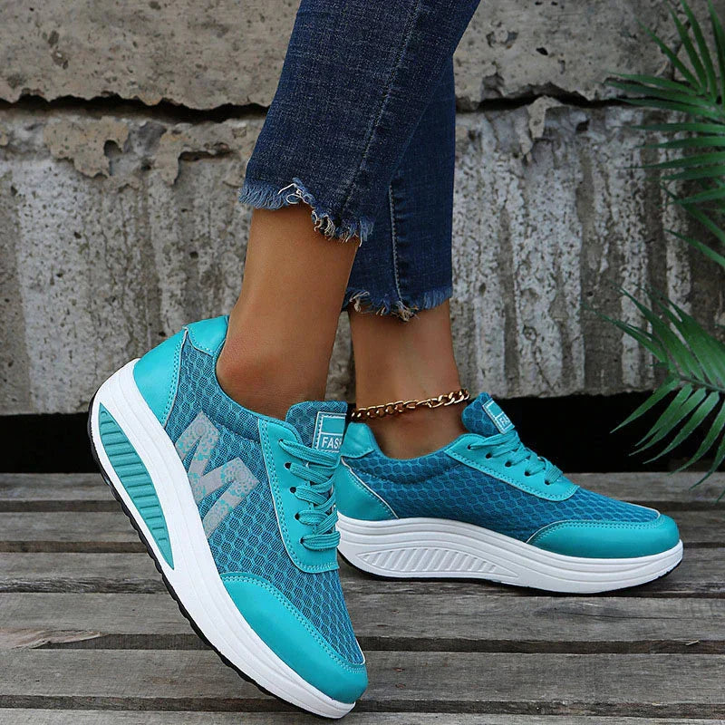Orthopedic Walking Sneakers for Women with Corrective Support and Comfort