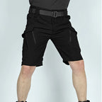 Tactical Cargo Shorts for Men with Adjustable Waistband and Multiple Pockets