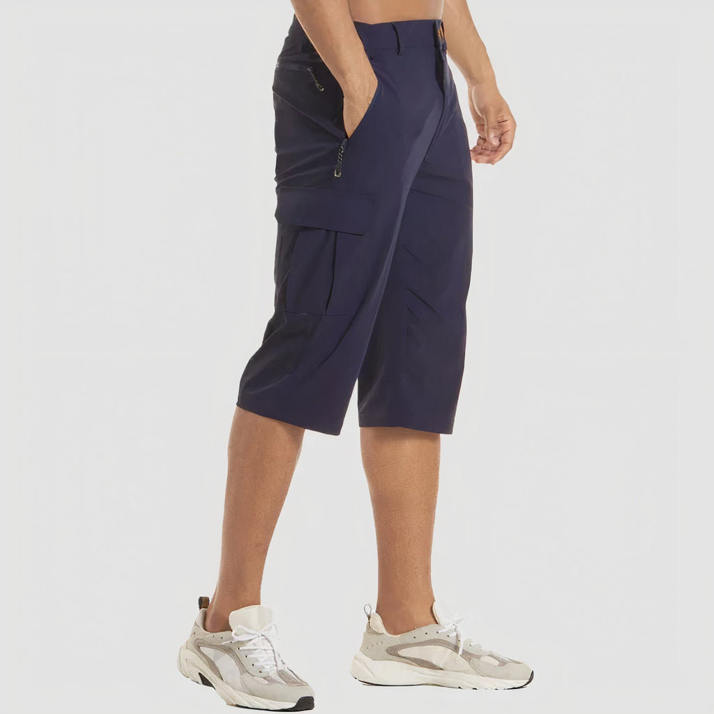 Men's Quick-Drying Cargo Shorts with Spacious Pockets for Maximum Mobility