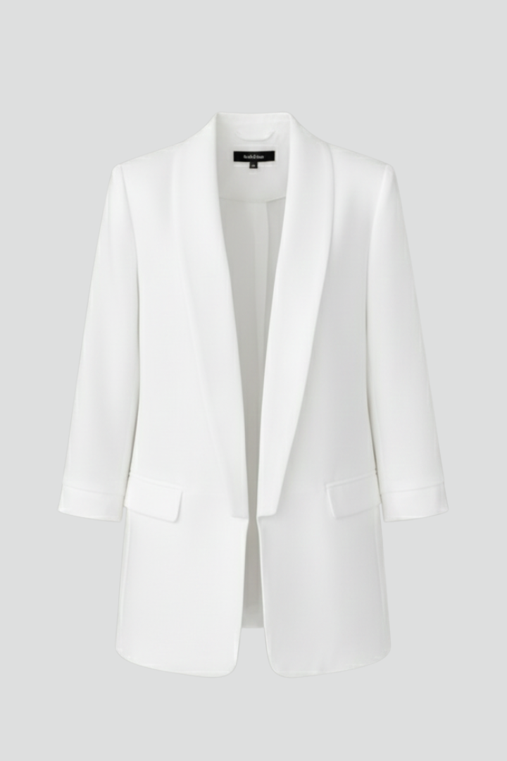Fitted Women’s Blazer with Stylish Wrap Collar