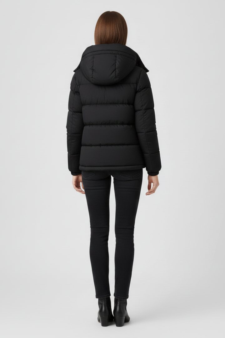 Insulated Women's Jacket with Secure Fit and Durable Design