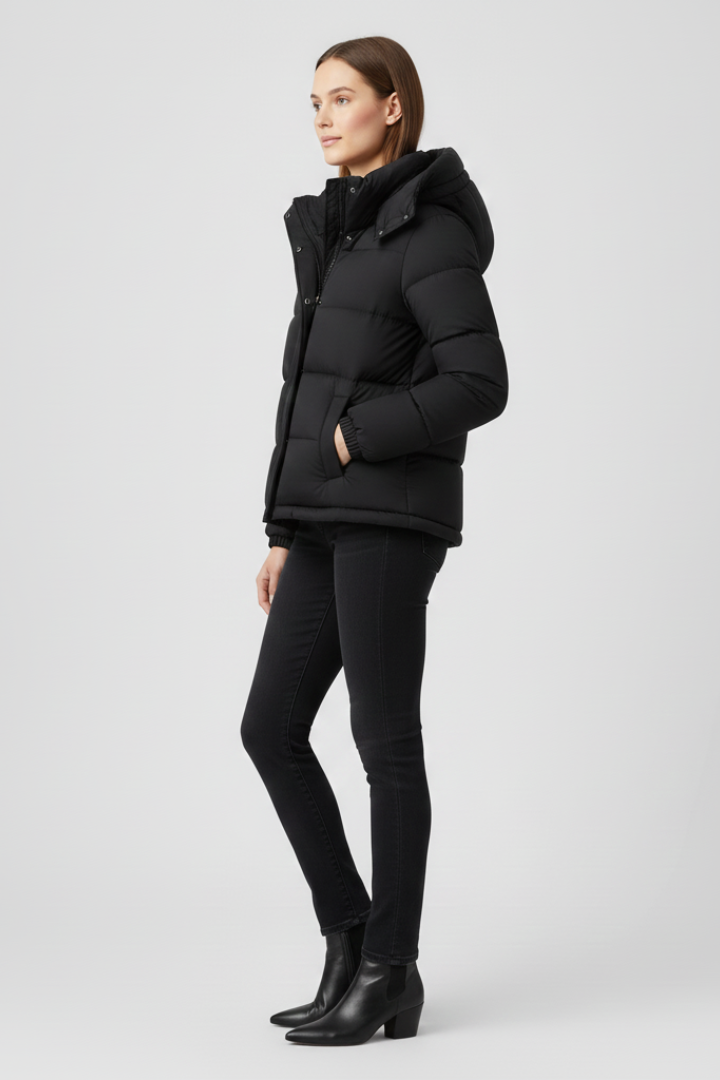 Women's Insulated Jacket with Secure Fit and Durable Design