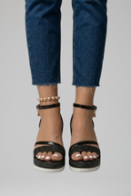 Orthopaedic Cushioned Sandals for Women with Slip-On Design and Contoured Footbed for All-Day Support