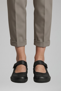Orthopaedic Mary Jane Flats for Women with Strap Closure and Rounded Toe
