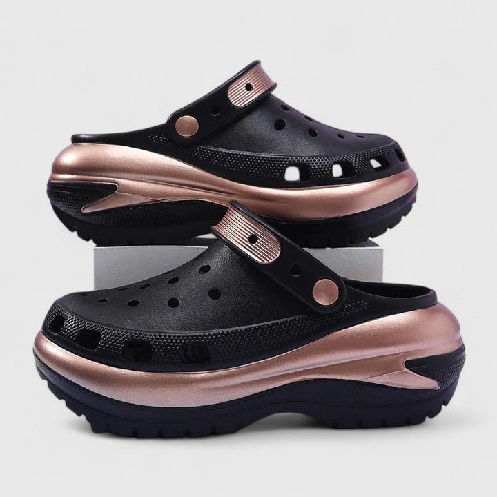 Women’s Contoured Comfort Sandals with Back Strap and Cushioned Sole