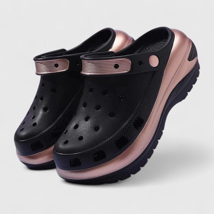 Women’s Contoured Comfort Sandals with Back Strap and Cushioned Sole