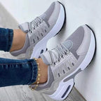 Air Cushion Orthopedic Sneakers for Women with Shock Absorption and Non-Slip Sole