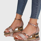 Orthopedic Supportive Heeled Sandals for Comfort and Style