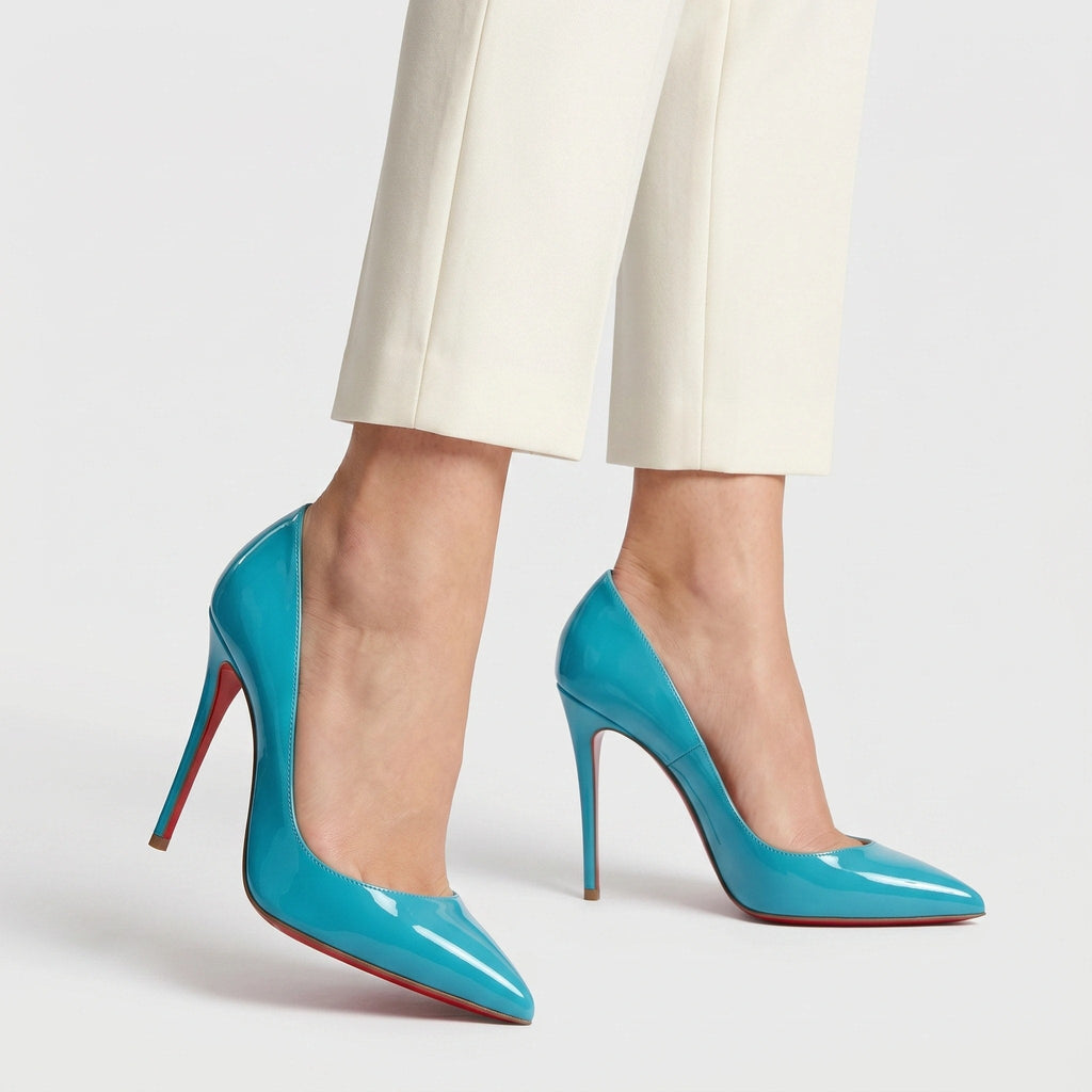 Gleamond | Women's Court Shoes with Pointed Toe and Stiletto Heel Gleamond