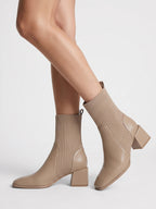 Gleamond | Women's Ankle Boots with Elastic Side Panels Gleamond