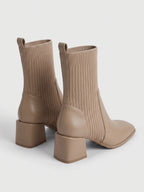 Gleamond | Women's Ankle Boots with Elastic Side Panels Gleamond