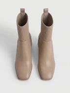 Gleamond | Women's Ankle Boots with Elastic Side Panels Gleamond