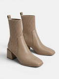 Gleamond | Women's Ankle Boots with Elastic Side Panels Gleamond