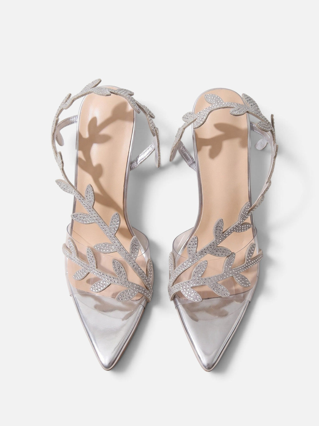 Women's Ankle Strap Sandals with Open Toe and Leaf Embellishments