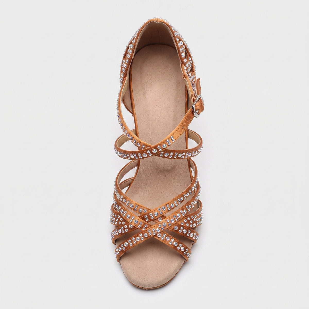 Gleamond | Women's Ballroom Dance Shoes with Rhinestones Gleamond