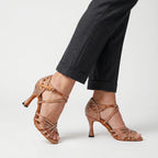 Gleamond | Women's Ballroom Dance Shoes with Rhinestones Gleamond