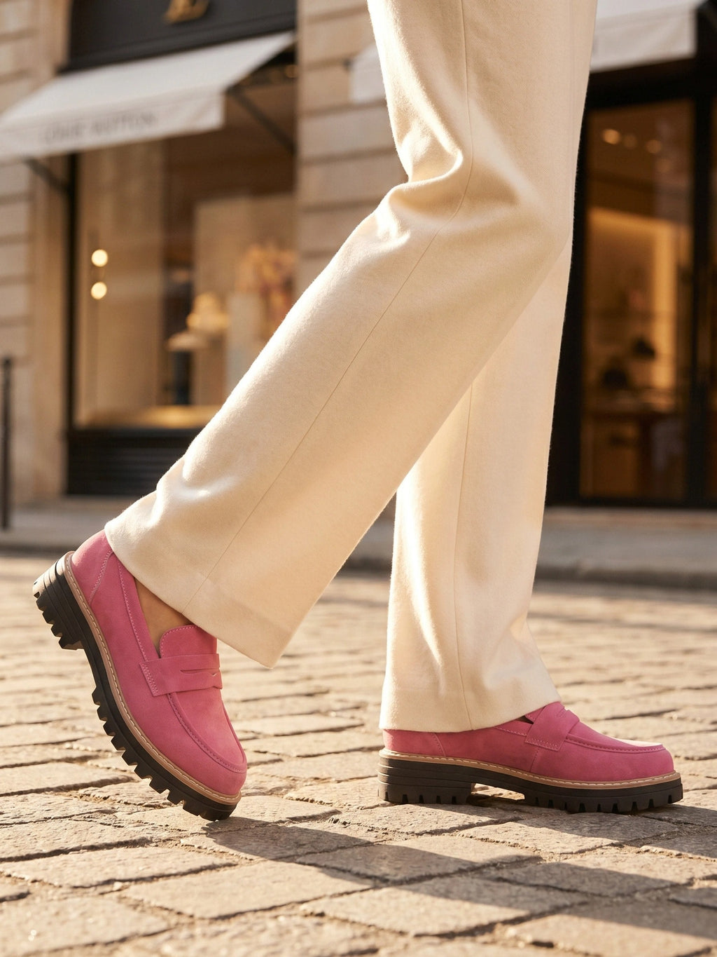 Gleamond | Women's Classic Leather Slip-On Loafers Gleamond