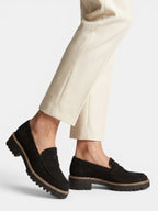 Gleamond | Women's Classic Leather Slip-On Loafers Gleamond