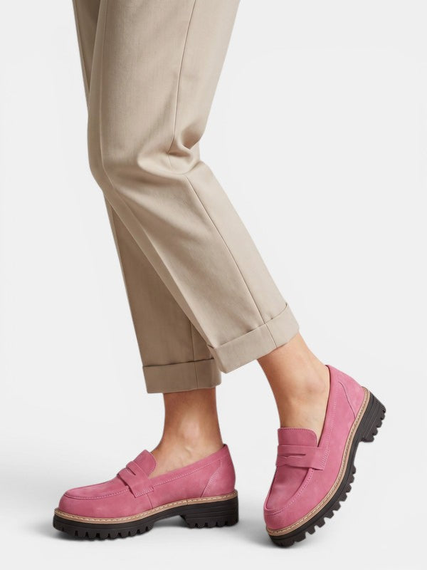 Gleamond | Women's Classic Leather Slip-On Loafers Gleamond