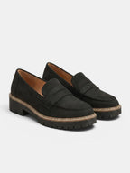 Gleamond | Women's Classic Leather Slip-On Loafers Gleamond