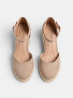 Gleamond | Women's Closed Toe Espadrille Wedge Sandals Gleamond