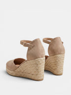 Gleamond | Women's Closed Toe Espadrille Wedge Sandals Gleamond