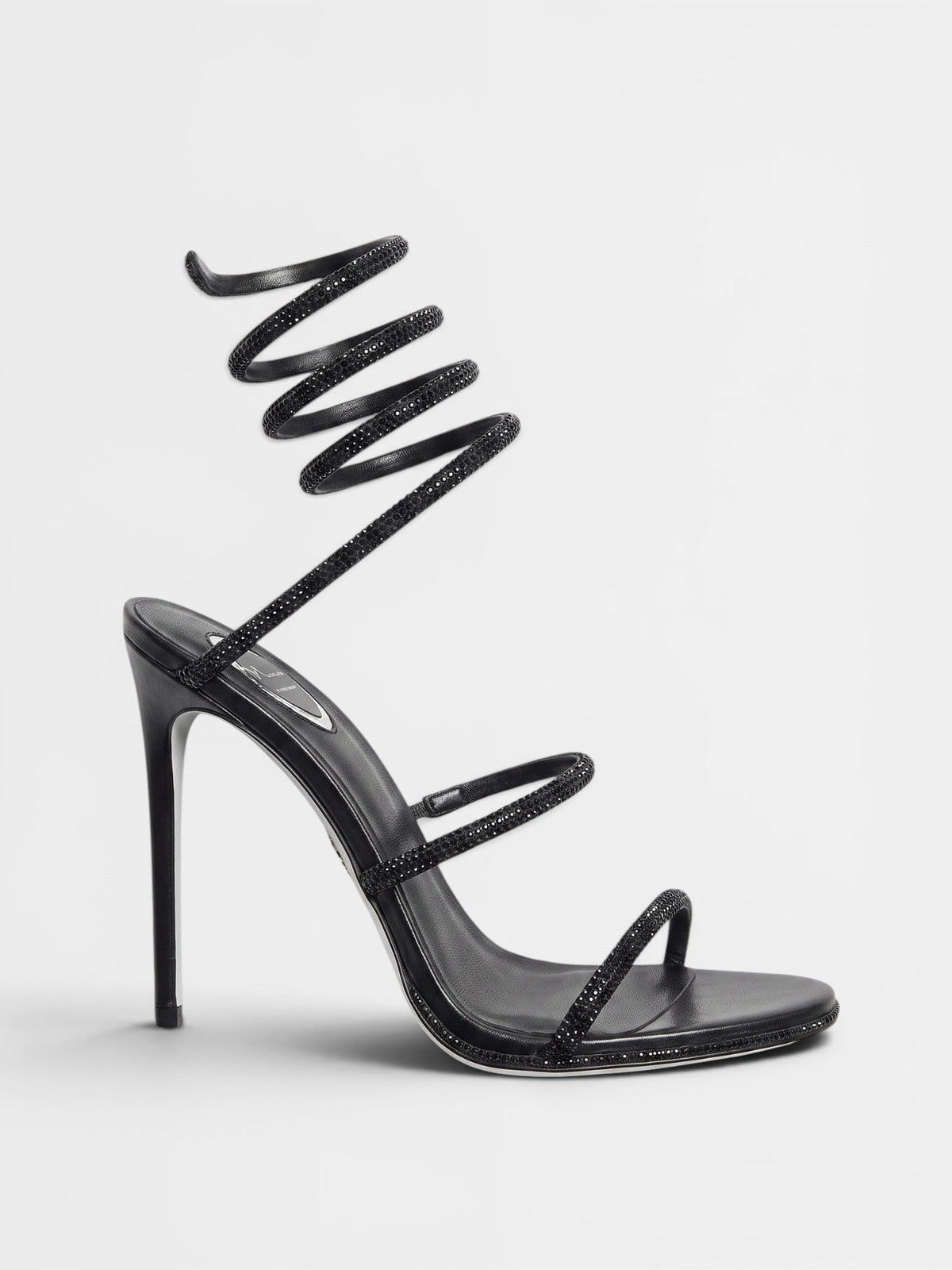 Gleamond | Women's Stiletto Sandals with Open Toe and Spiral Ankle Wrap Gleamond