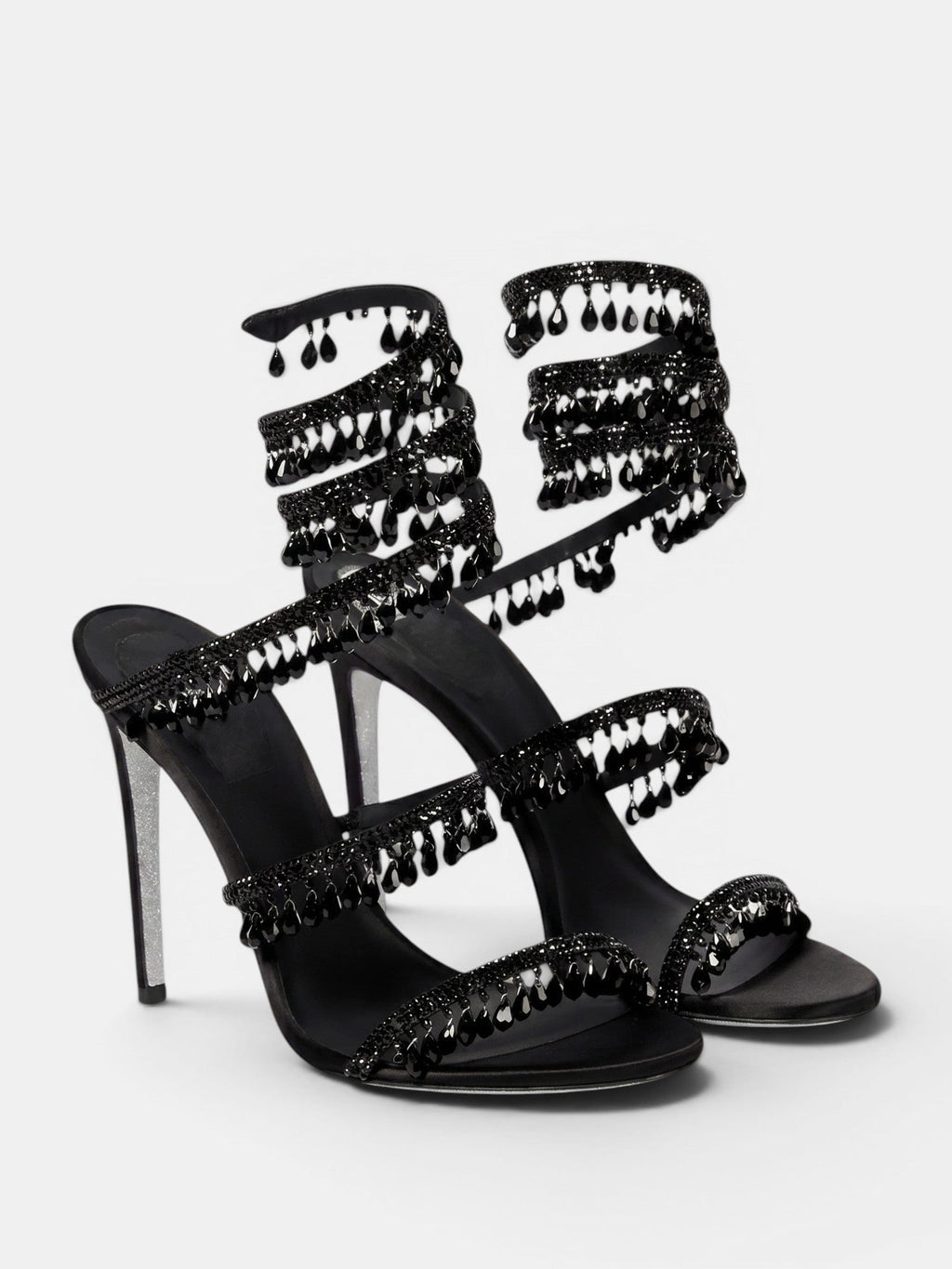 Gleamond | Women's High Heel Sandals with Open Toe and Wraparound Ankle Strap Gleamond