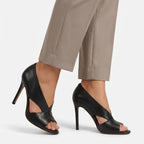 Gleamond | Women's Cut-Out Open Toe High Heel Sandals Gleamond