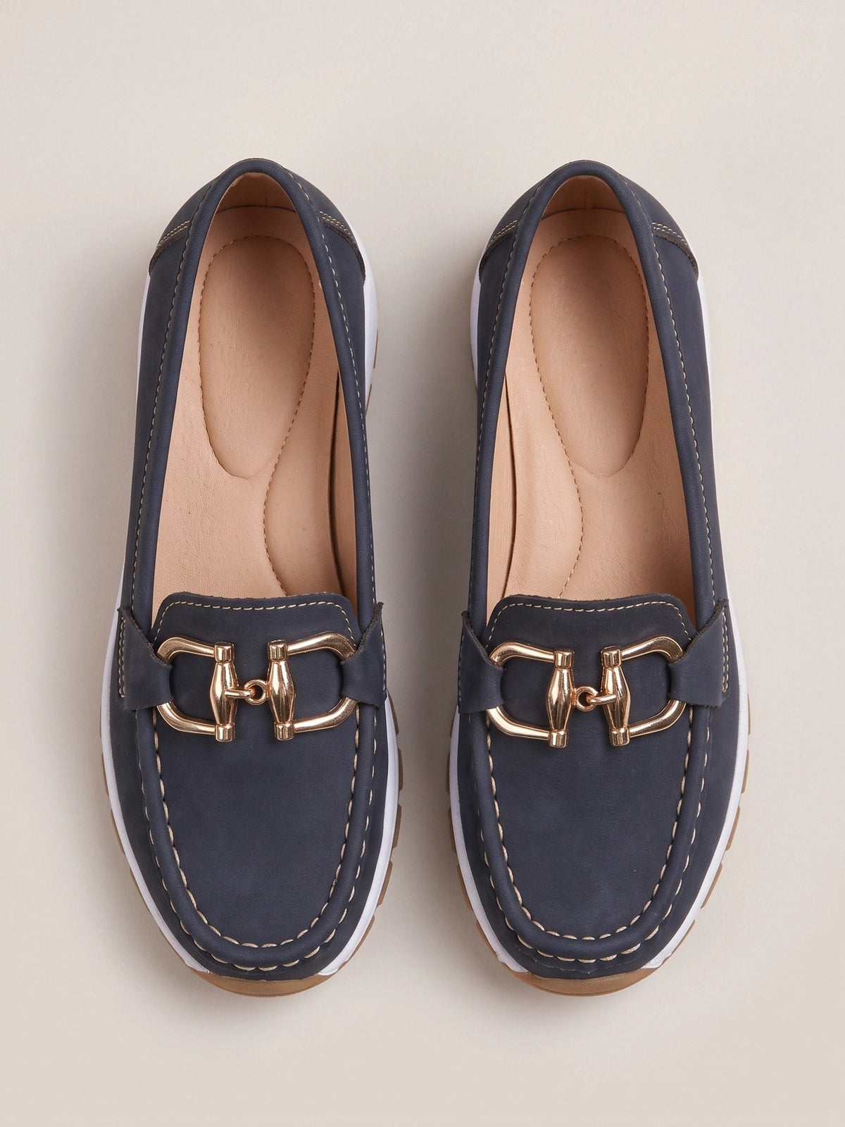 Gleamond | Women's Lightweight Slip On Loafers with Flat Sole Gleamond